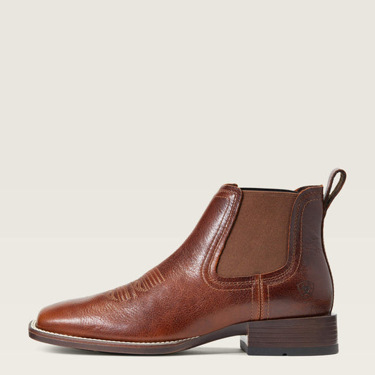 Booker Chelsea Wide Square Toe Western Boot