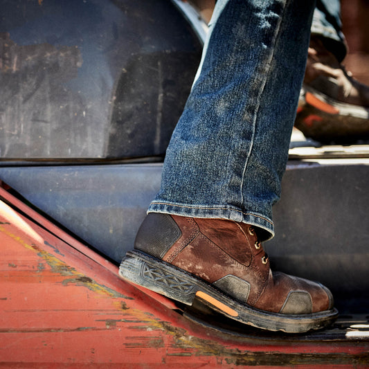 OverDrive 8" Wide Square Toe Waterproof Composite Toe Work Boot