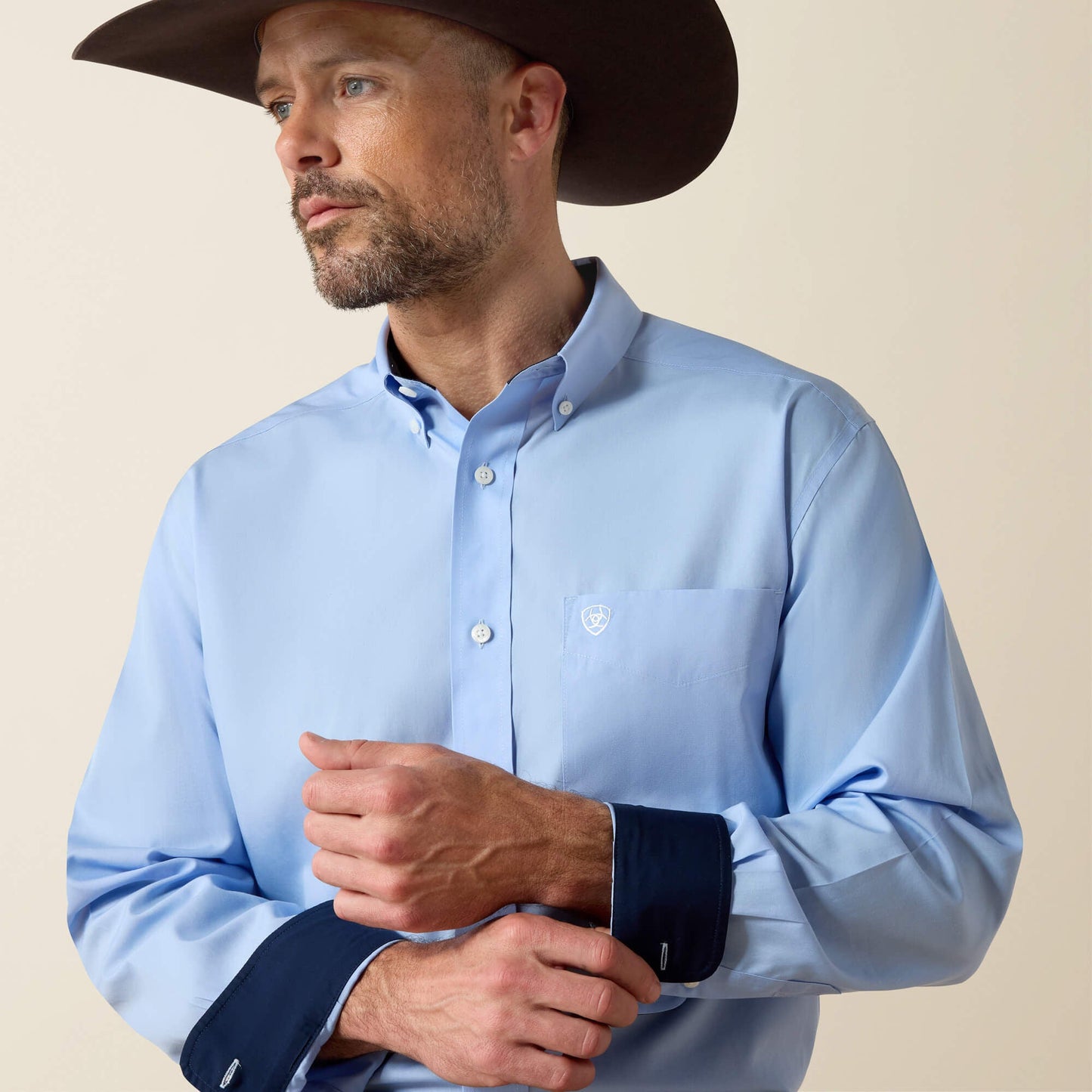 Wrinkle Free Solid Classic Fit Shirt