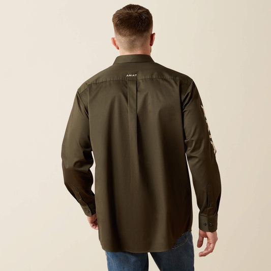Team Logo Twill Classic Fit Shirt