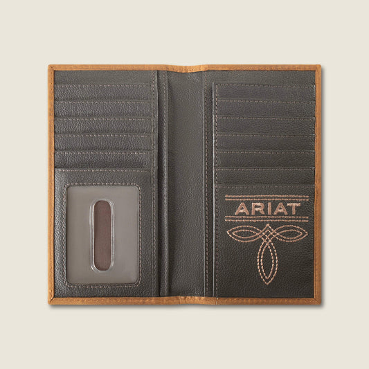 Patchwork Embroidered Logo Rodeo Wallet
