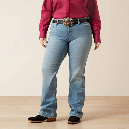 Mid Rise Giovana Leg Slim Trouser Jeans