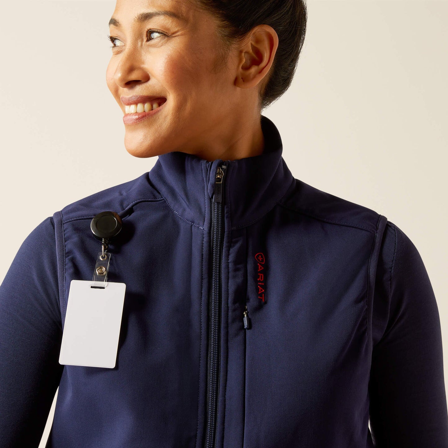 Sina Fleece Scrub Vest