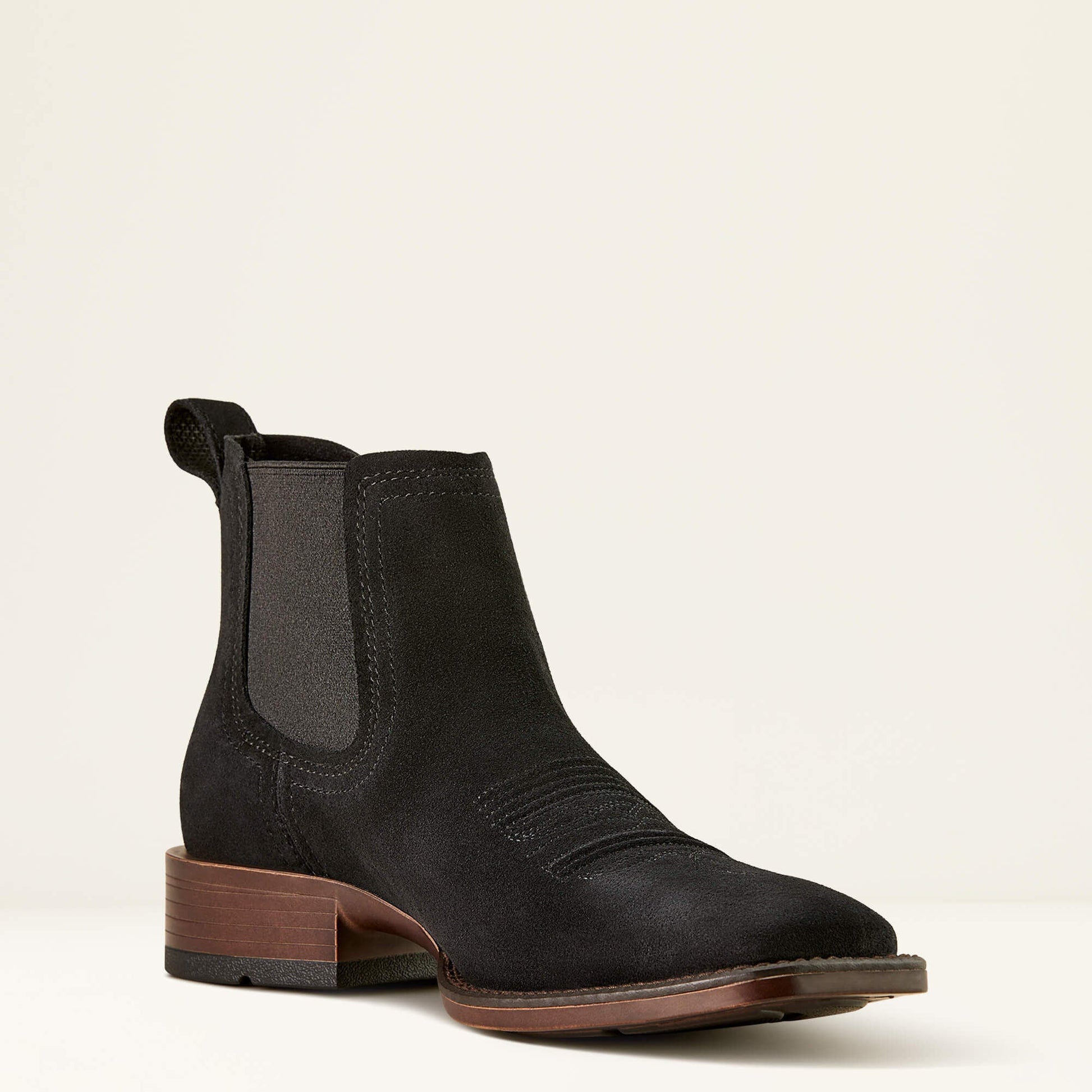 Booker Chelsea Wide Square Toe Western Boot