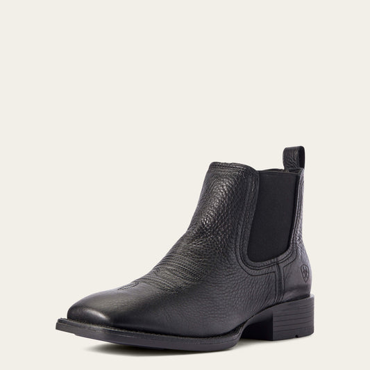 Booker Chelsea Wide Square Toe Western Boot