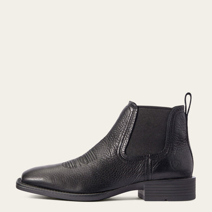 Booker Chelsea Wide Square Toe Western Boot