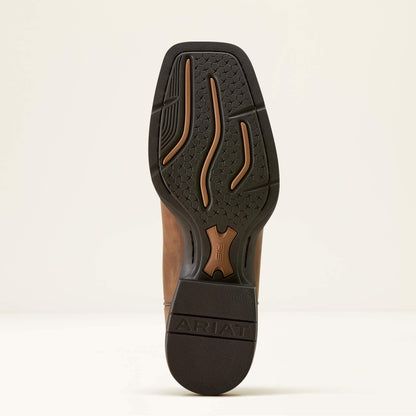 Sport Steer Skull Wide Square Toe Cowboy Boot