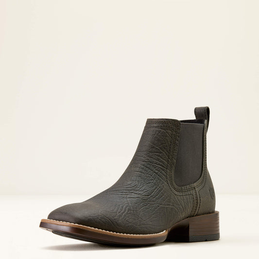 Booker Chelsea Wide Square Toe Western Boot