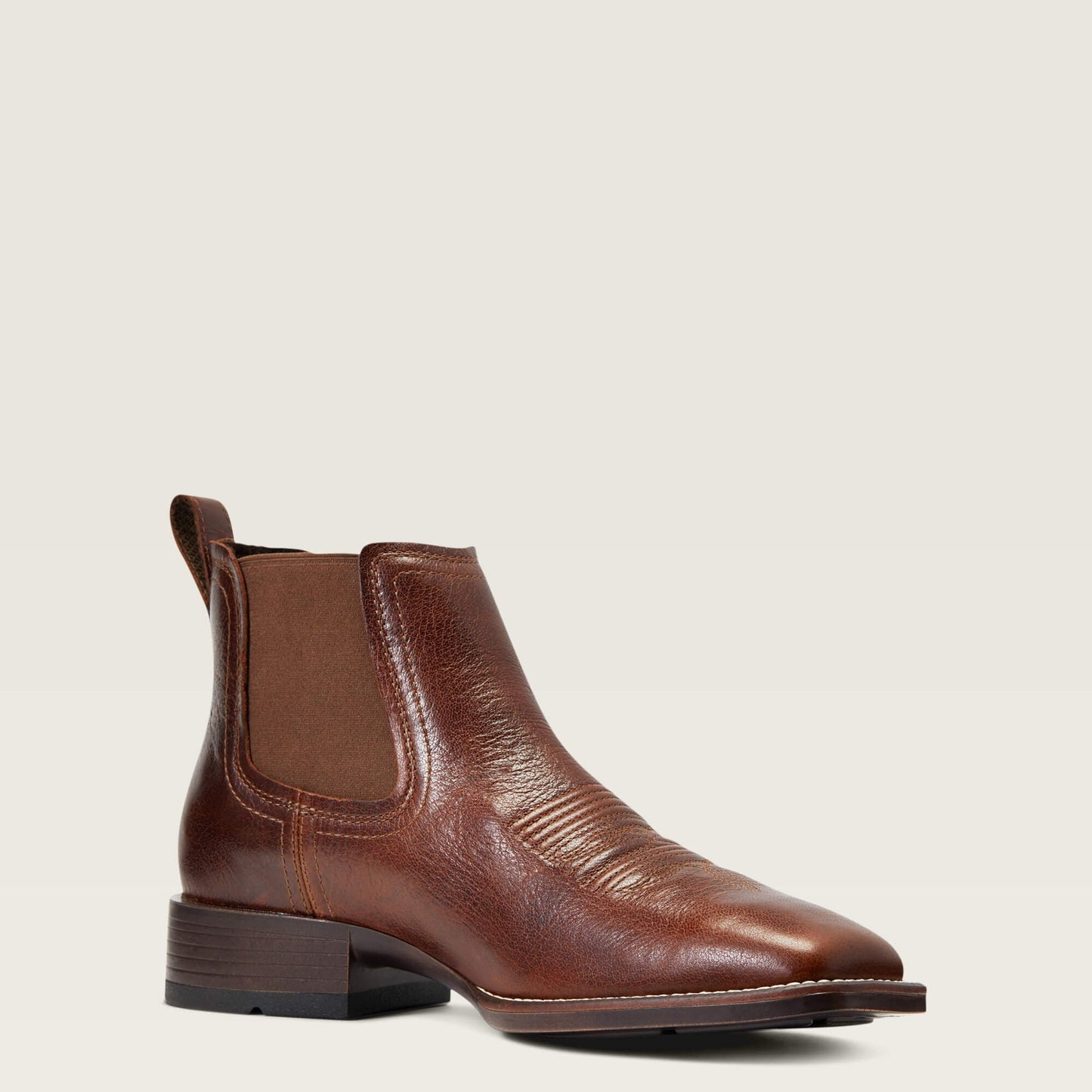 Booker Chelsea Wide Square Toe Western Boot