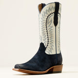POLO BLUE ROUGHOUT/BLANCO