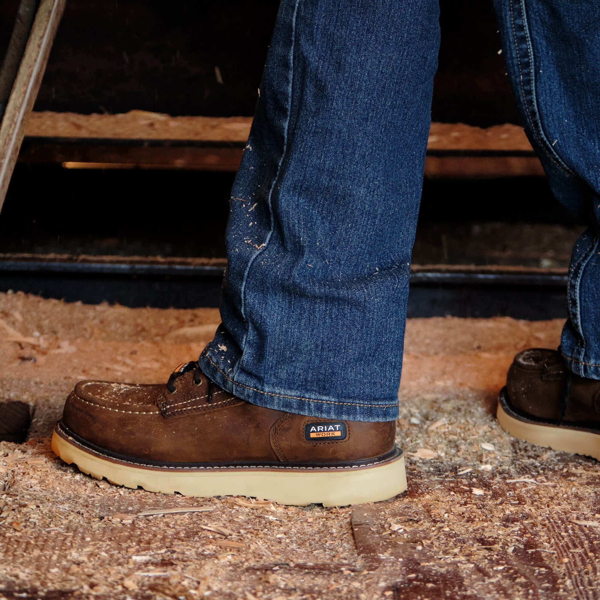 Rebar Wedge Moc Toe 6" Waterproof Work Boot