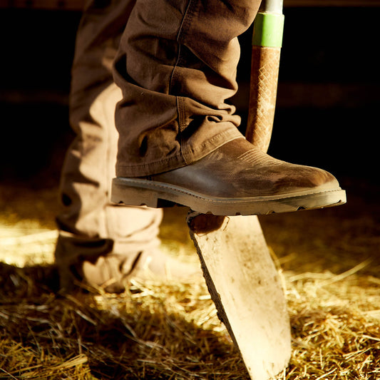 Groundwork Wide Square Toe Steel Toe Work Boot