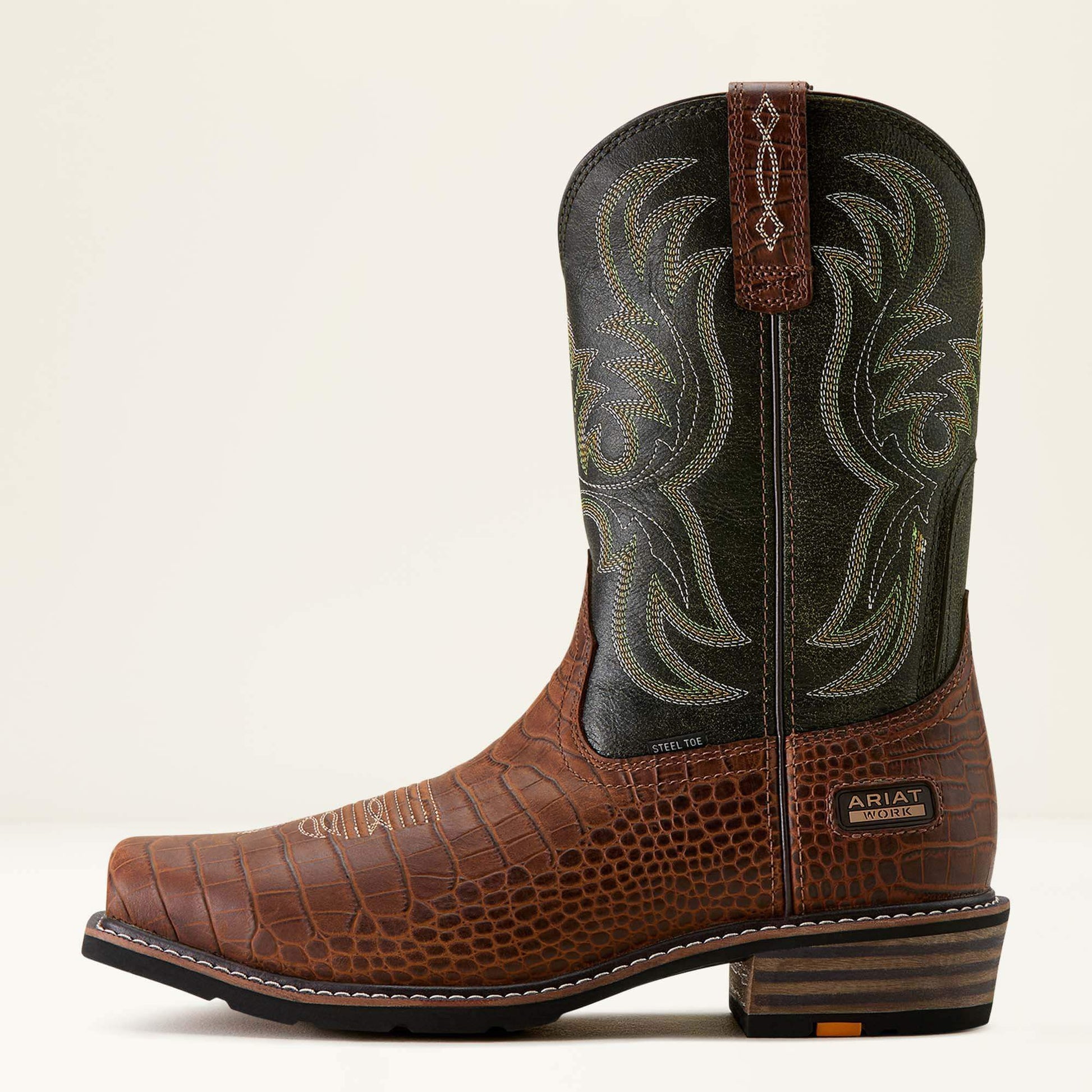 Ironside Square Toe Steel Toe Work Boot