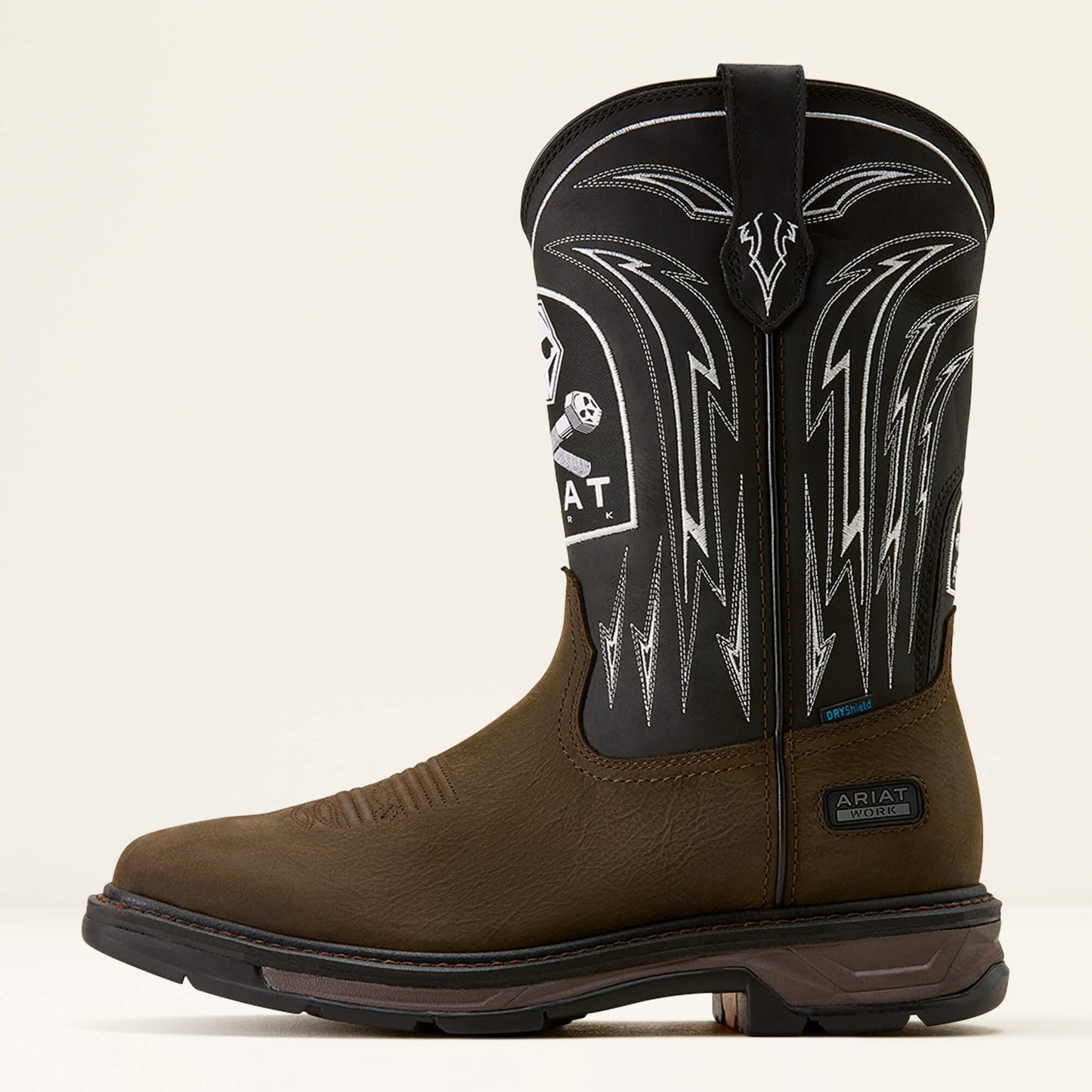 WorkHog XT Bolt Skull Waterproof Wide Square Toe Work Boot