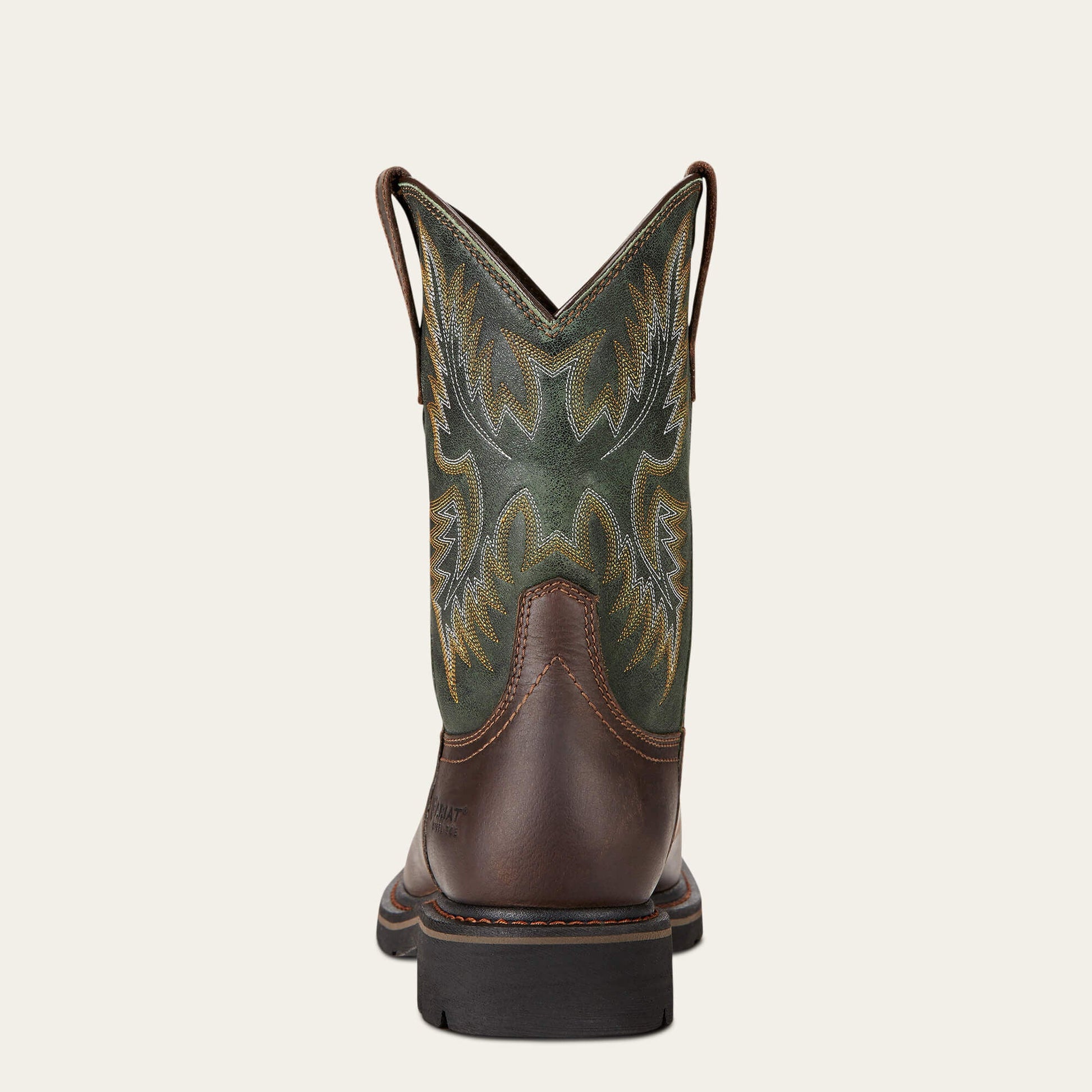Sierra Wide Square Toe Steel Toe Work Boot