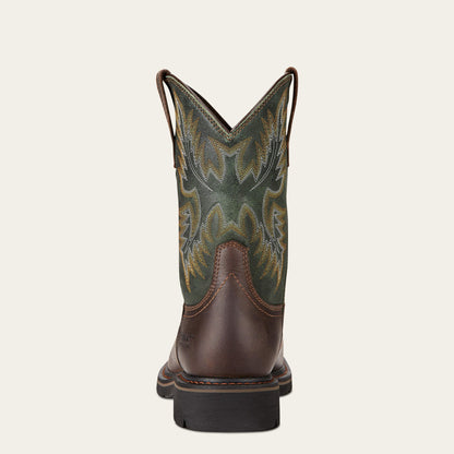 Sierra Wide Square Toe Steel Toe Work Boot