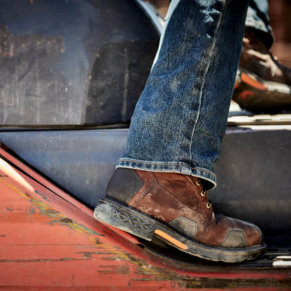 OverDrive 8" Wide Square Toe Waterproof Composite Toe Work Boot