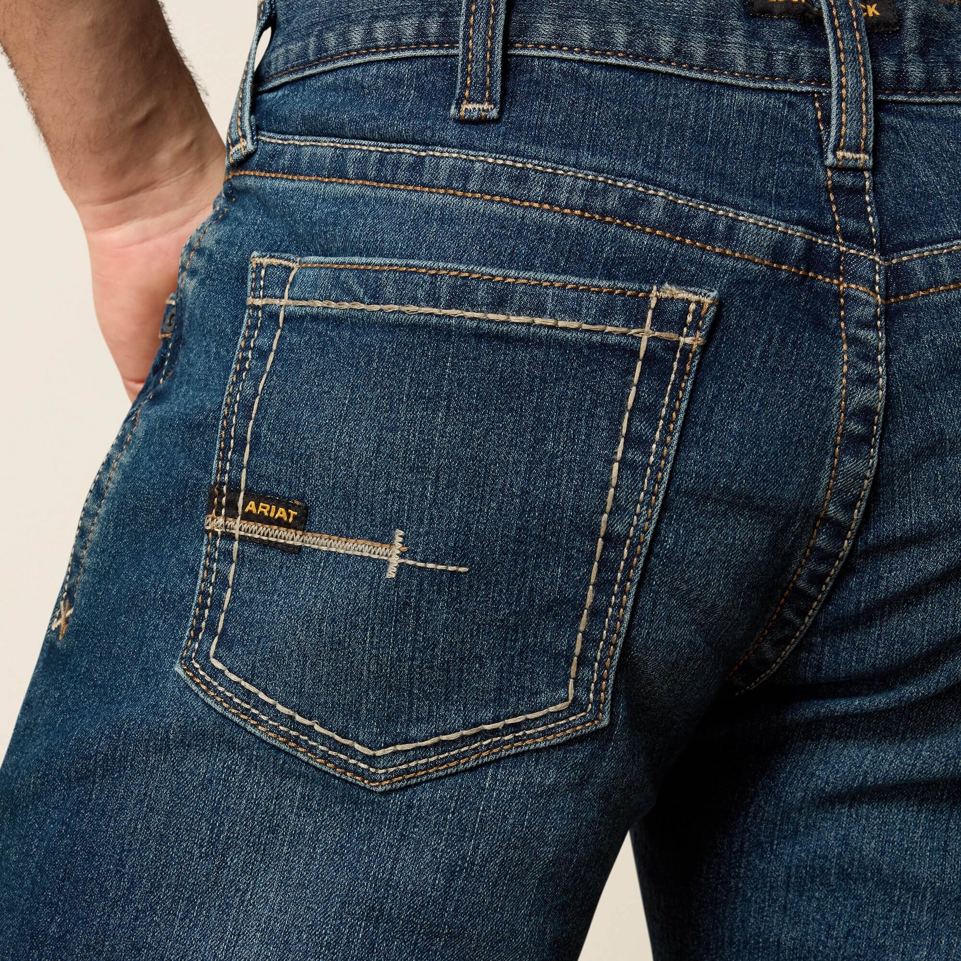 Men's Low Rise Bootcut Work Pants - Rebar Denim