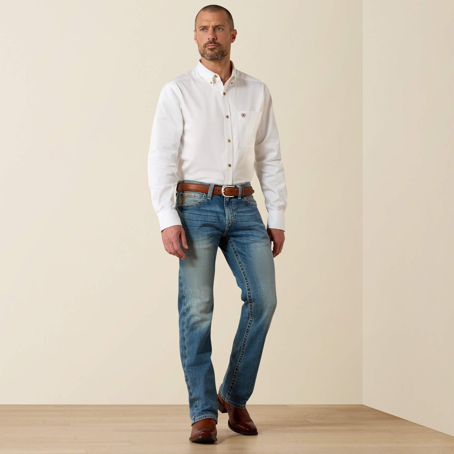 M7 Rocker Stretch Stirling Stackable Straight Leg Jean