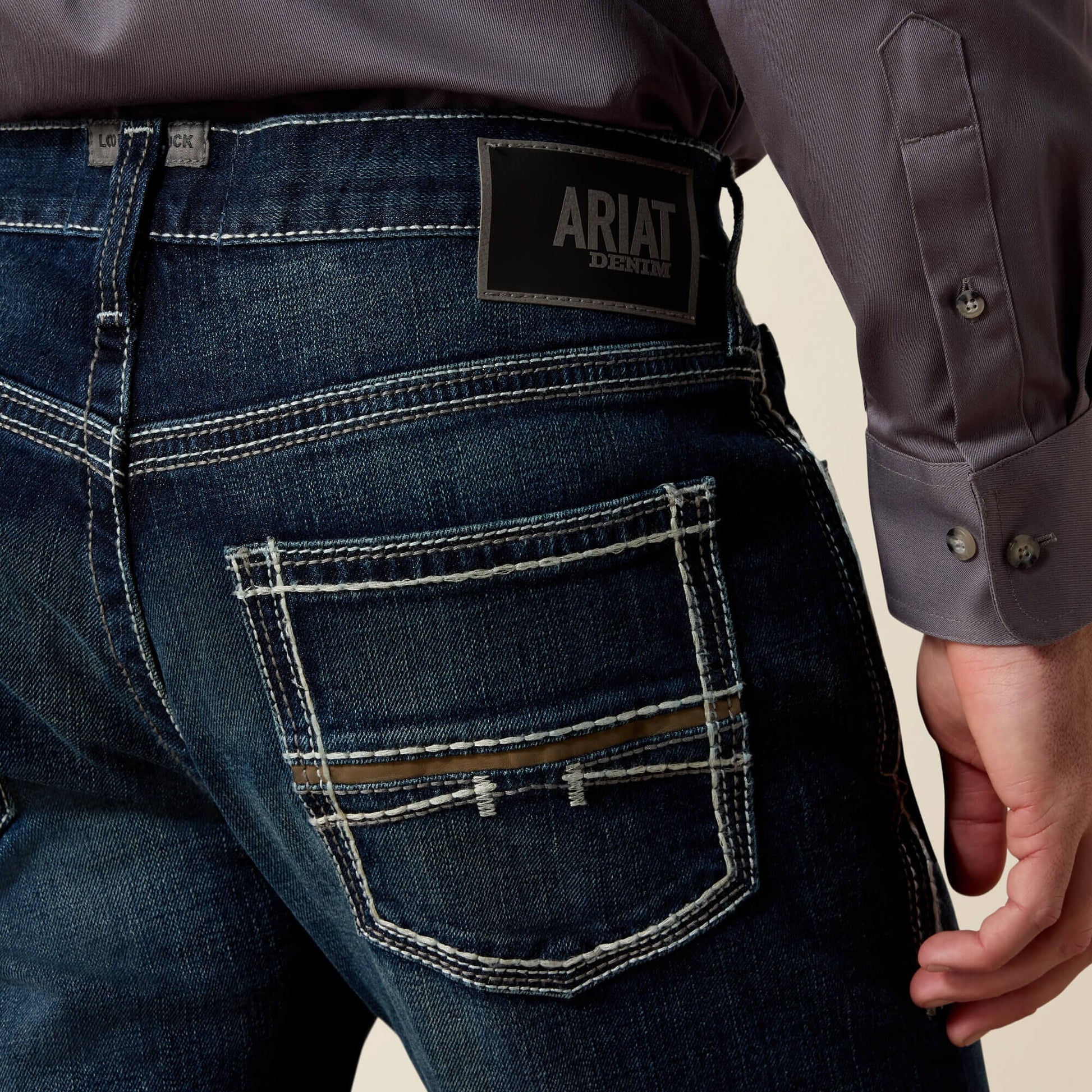 M5 Slim Stretch Coltrane Stackable Straight Leg Jean