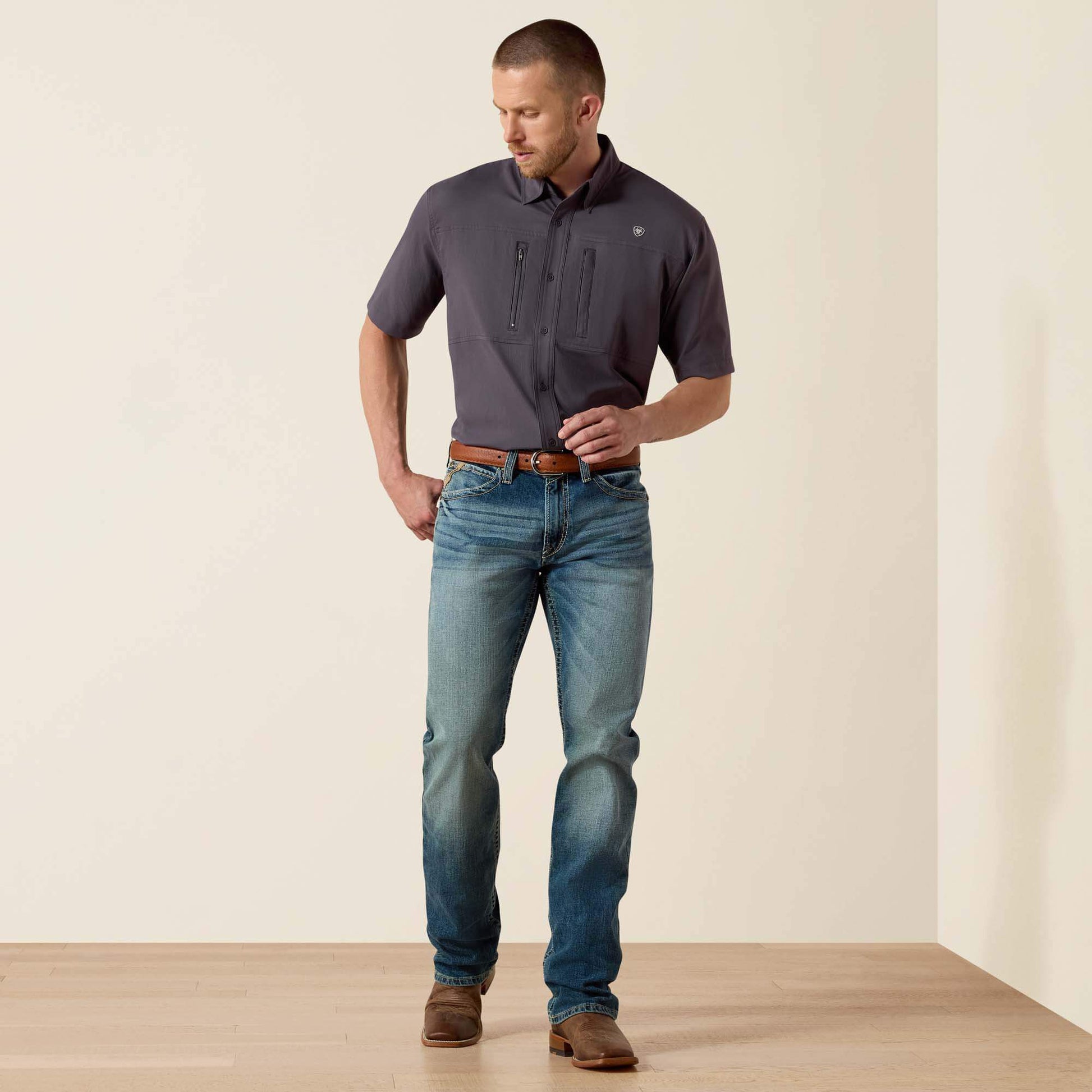 M4 Low Rise Stretch Shoreway Stackable Straight Leg Jean