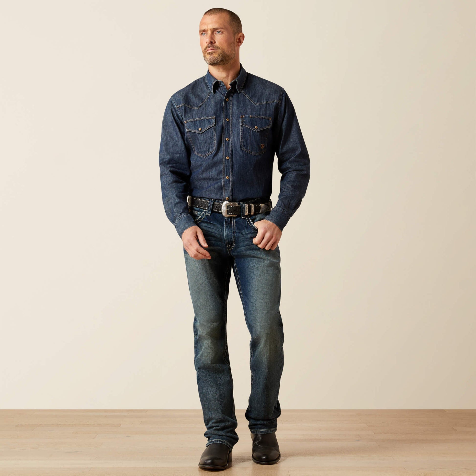 M5 Slim Stretch Adkins Stackable Straight Leg Jean