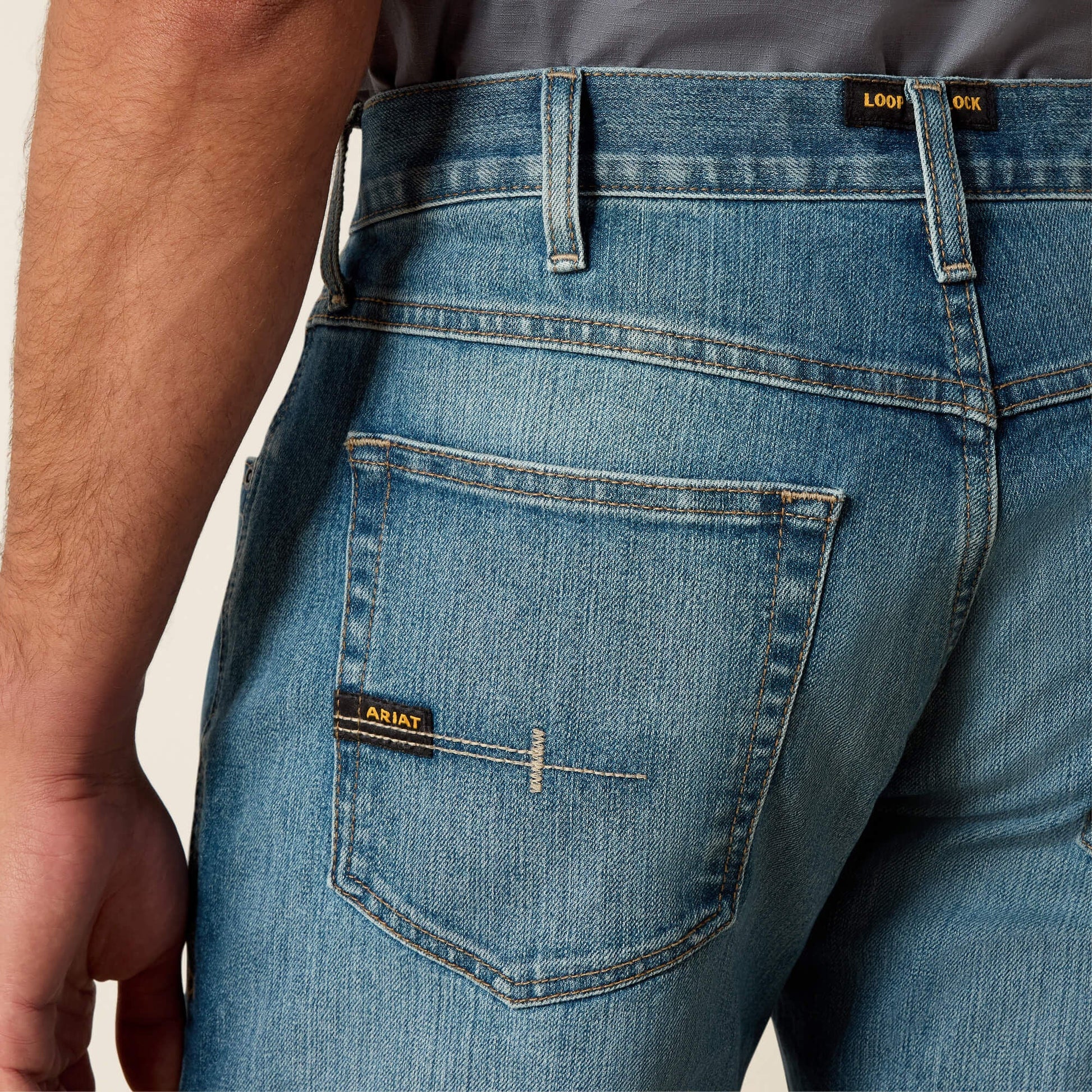 Rebar M5 DuraStretch Basic Stackable Straight Leg Jean