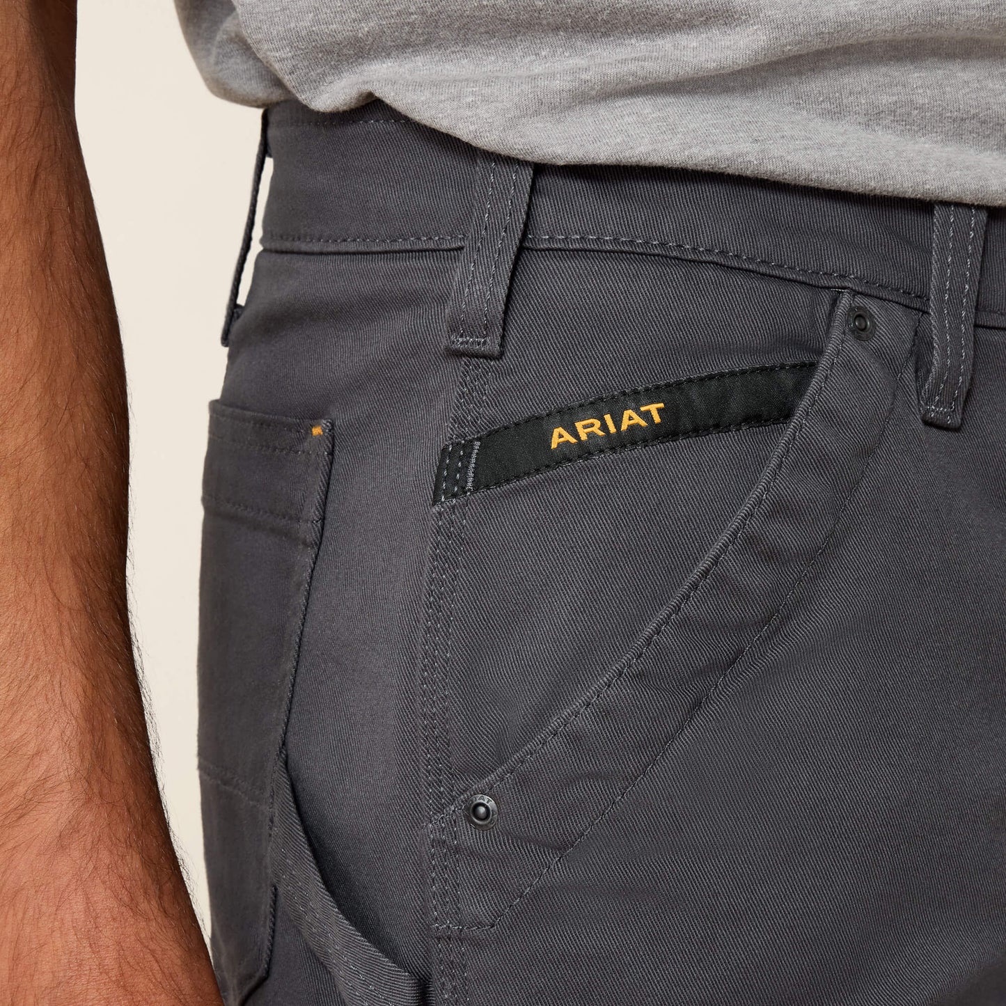 Rebar M4 Relaxed DuraStretch Washed Twill Dungaree Boot Cut Pant
