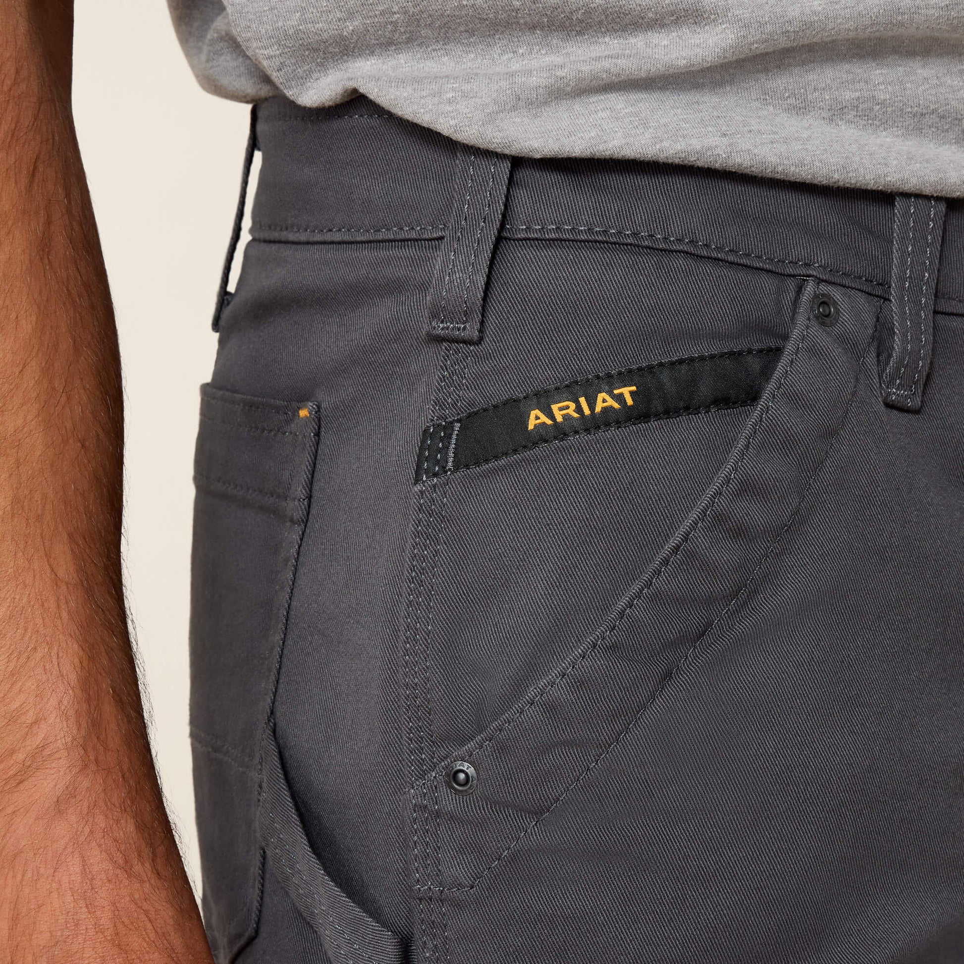 Rebar M4 Relaxed DuraStretch Washed Twill Dungaree Boot Cut Pant