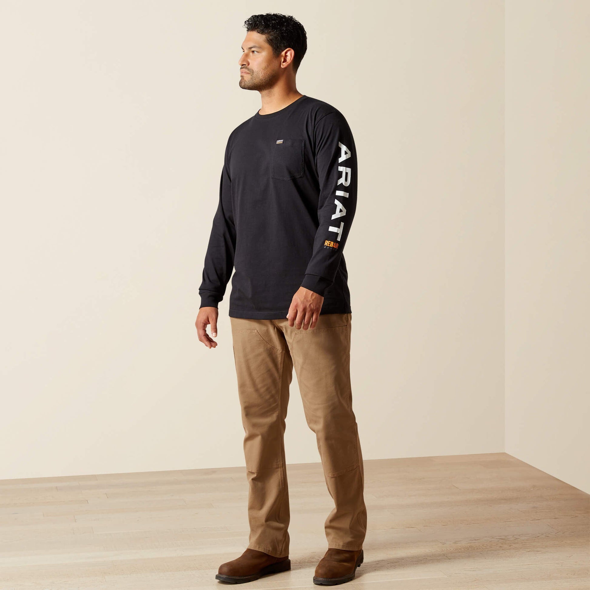 Rebar Cotton Strong Standard Logo Pocket T-Shirt