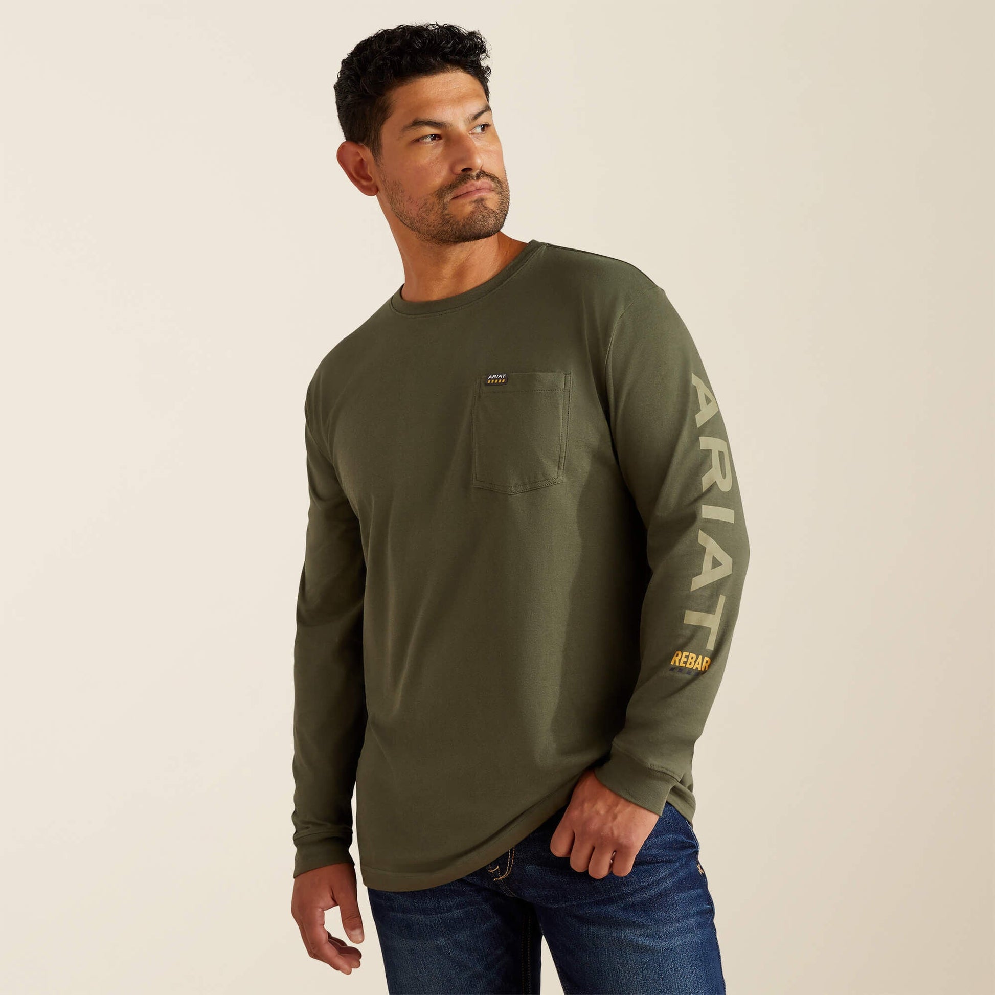 Rebar Cotton Strong Standard Logo Pocket T-Shirt