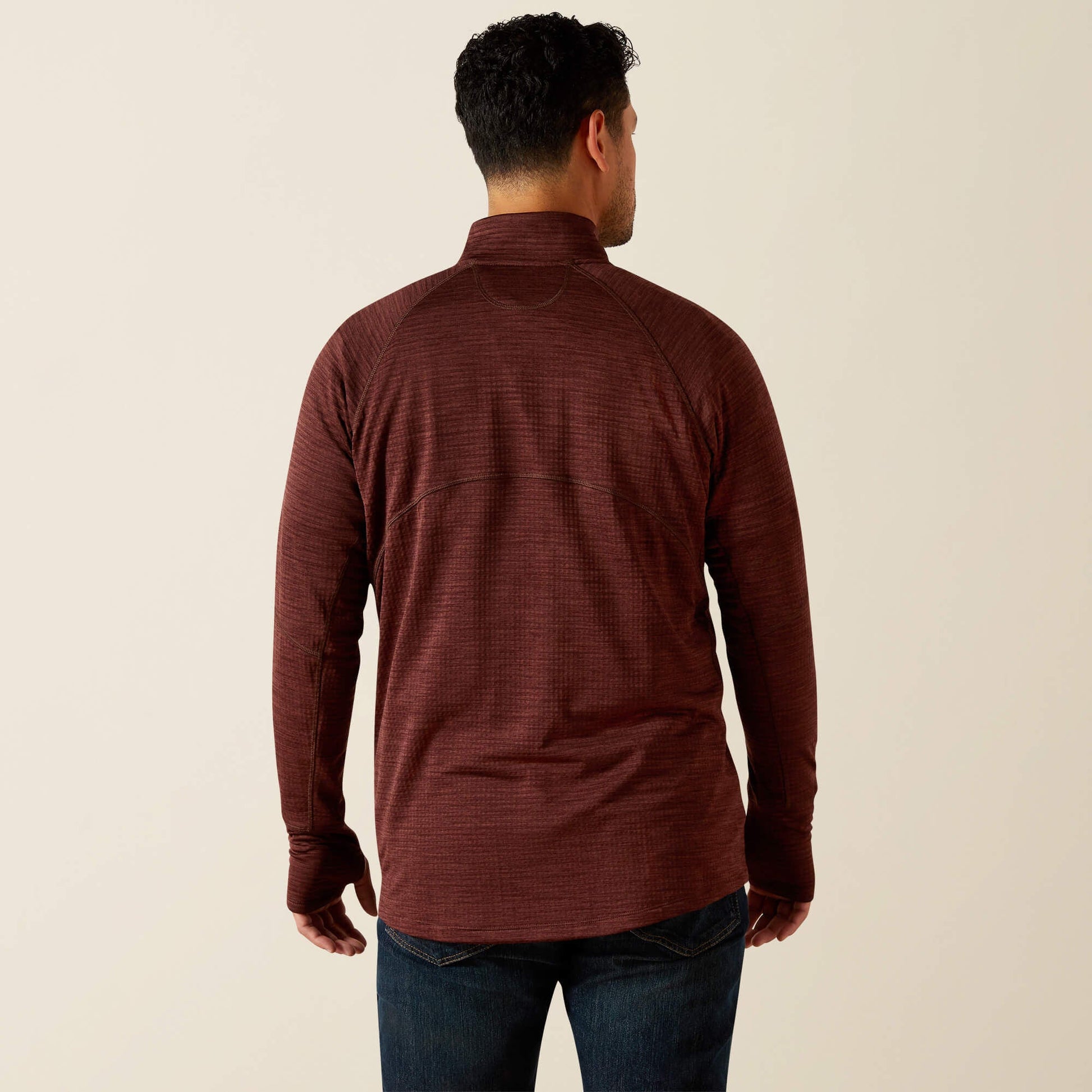 Rebar Gridwork Baselayer 1/4 Zip T-Shirt