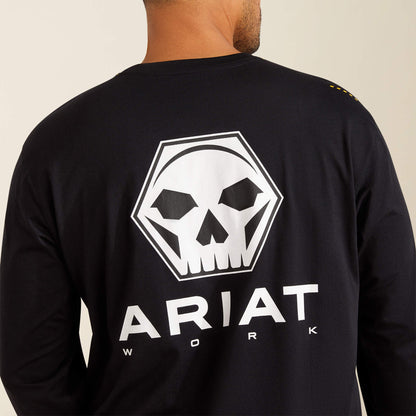Rebar Workman Bolt Skull T-Shirt
