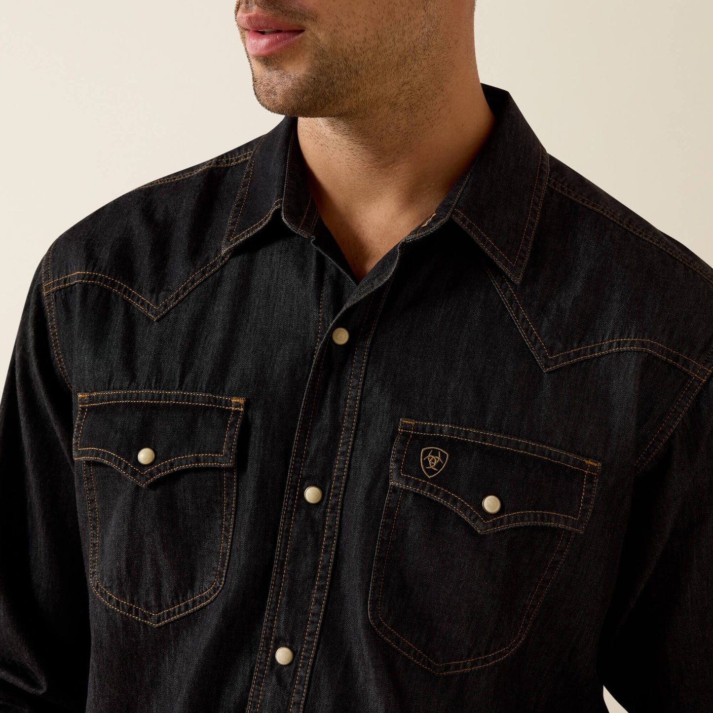Retro Halford Fitted Snap Shirt
