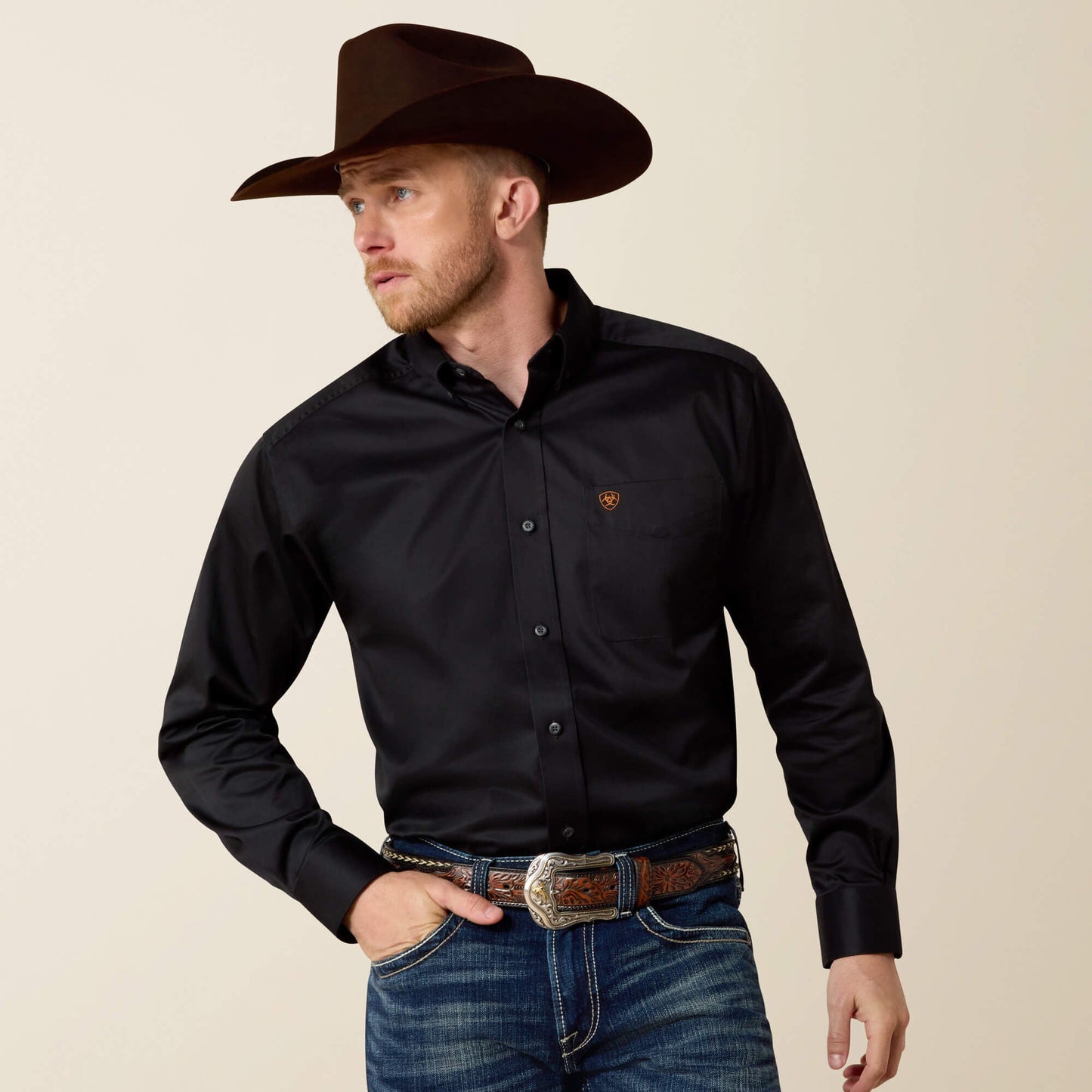 Solid Twill Classic Fit Shirt