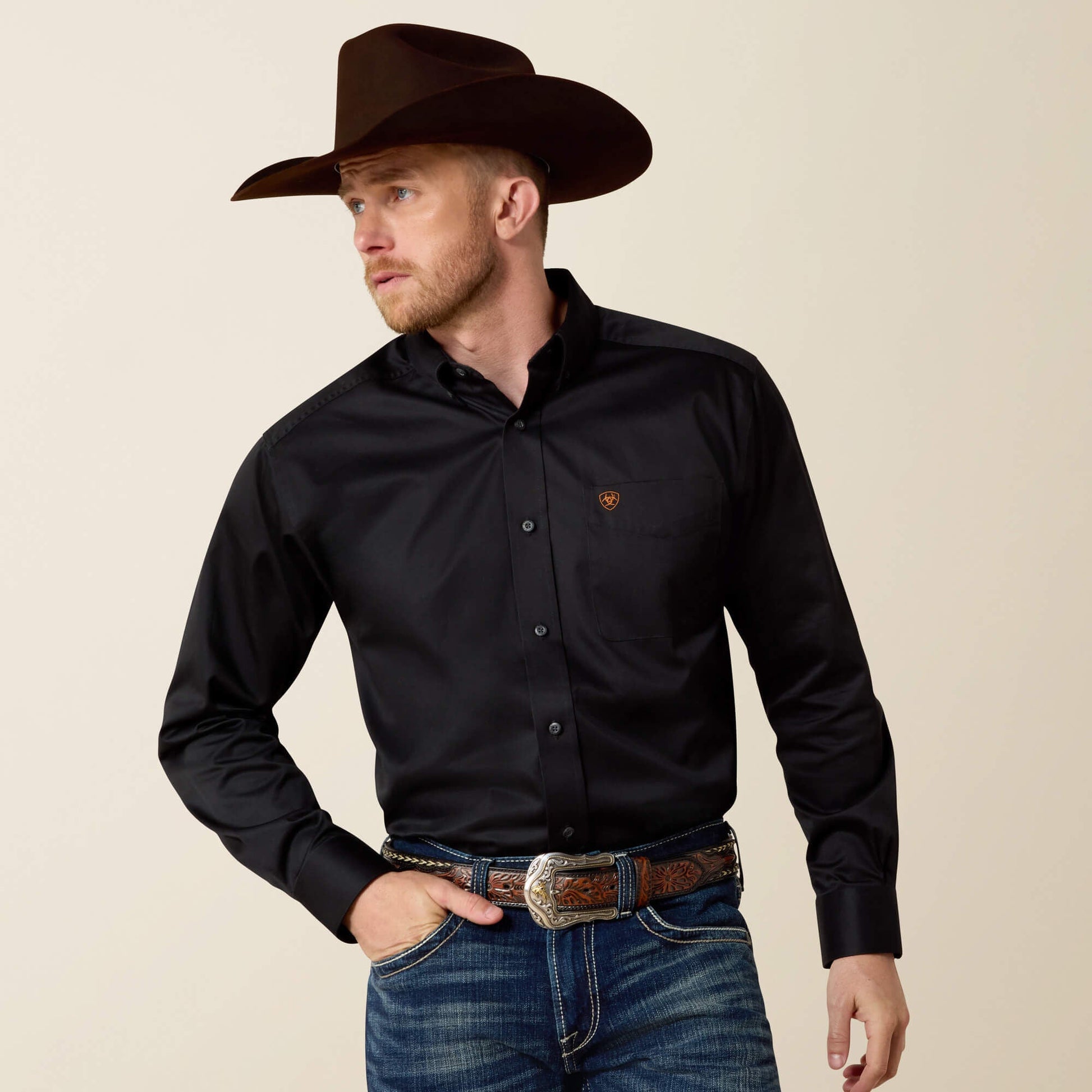 Solid Twill Classic Fit Shirt