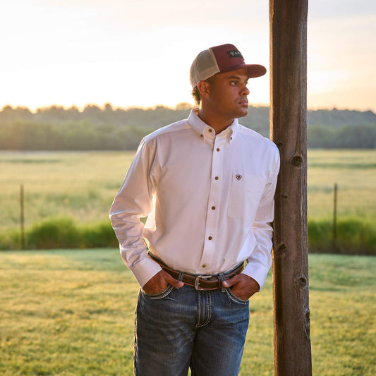 Solid Twill Classic Fit Shirt