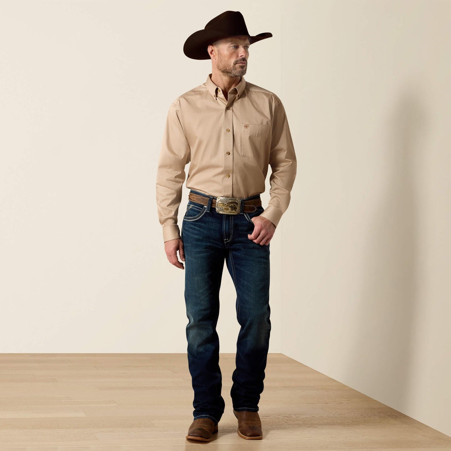 Solid Twill Classic Fit Shirt