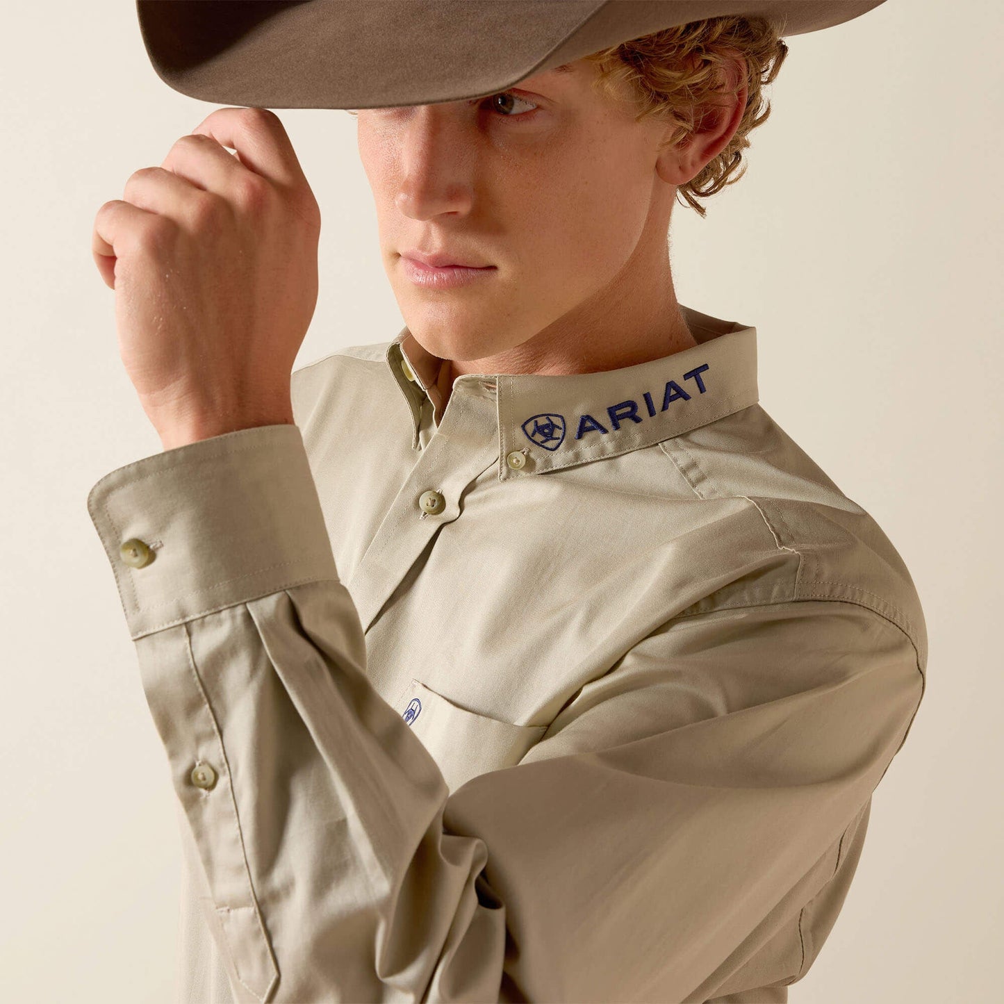 Team Logo Lightweight Twill Classic Fit Shirt