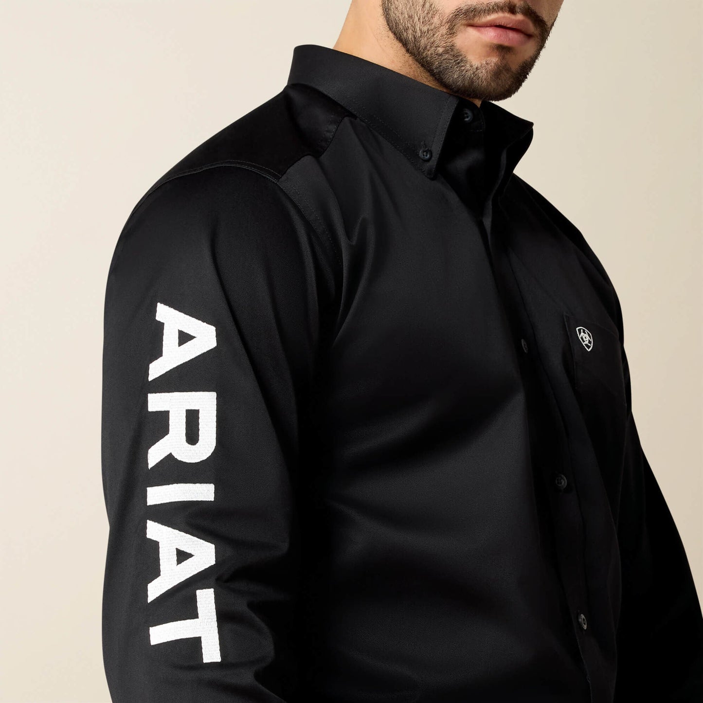 Team Logo Twill Fitted Shirt
