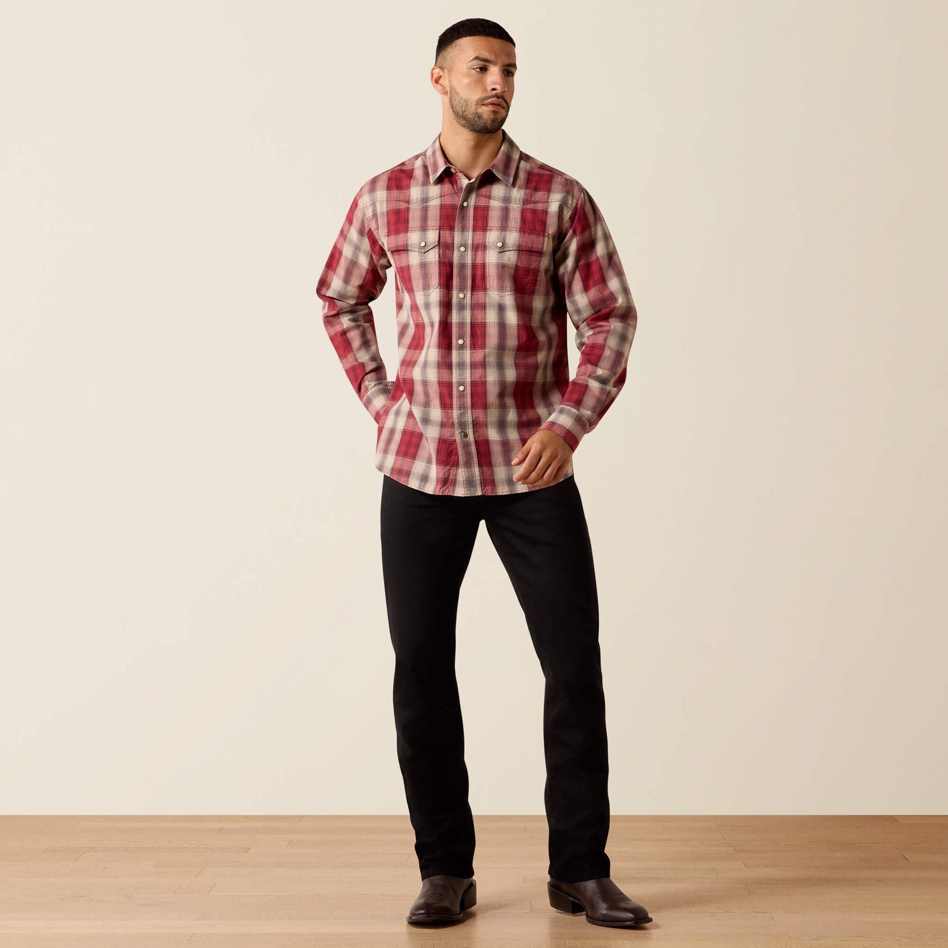 Retro Hawthorne Fitted Snap Shirt