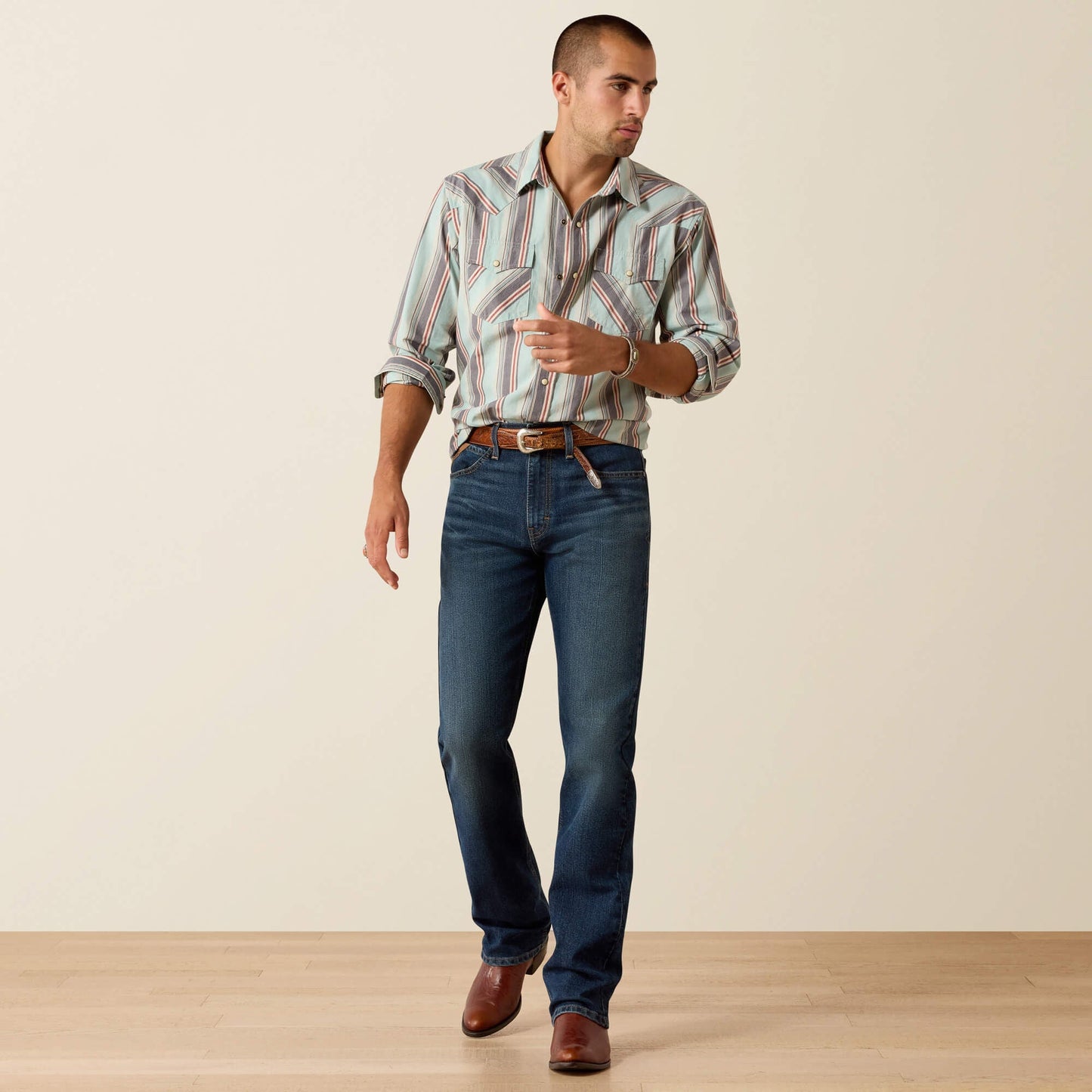Retro Hesperus Fitted Snap Shirt