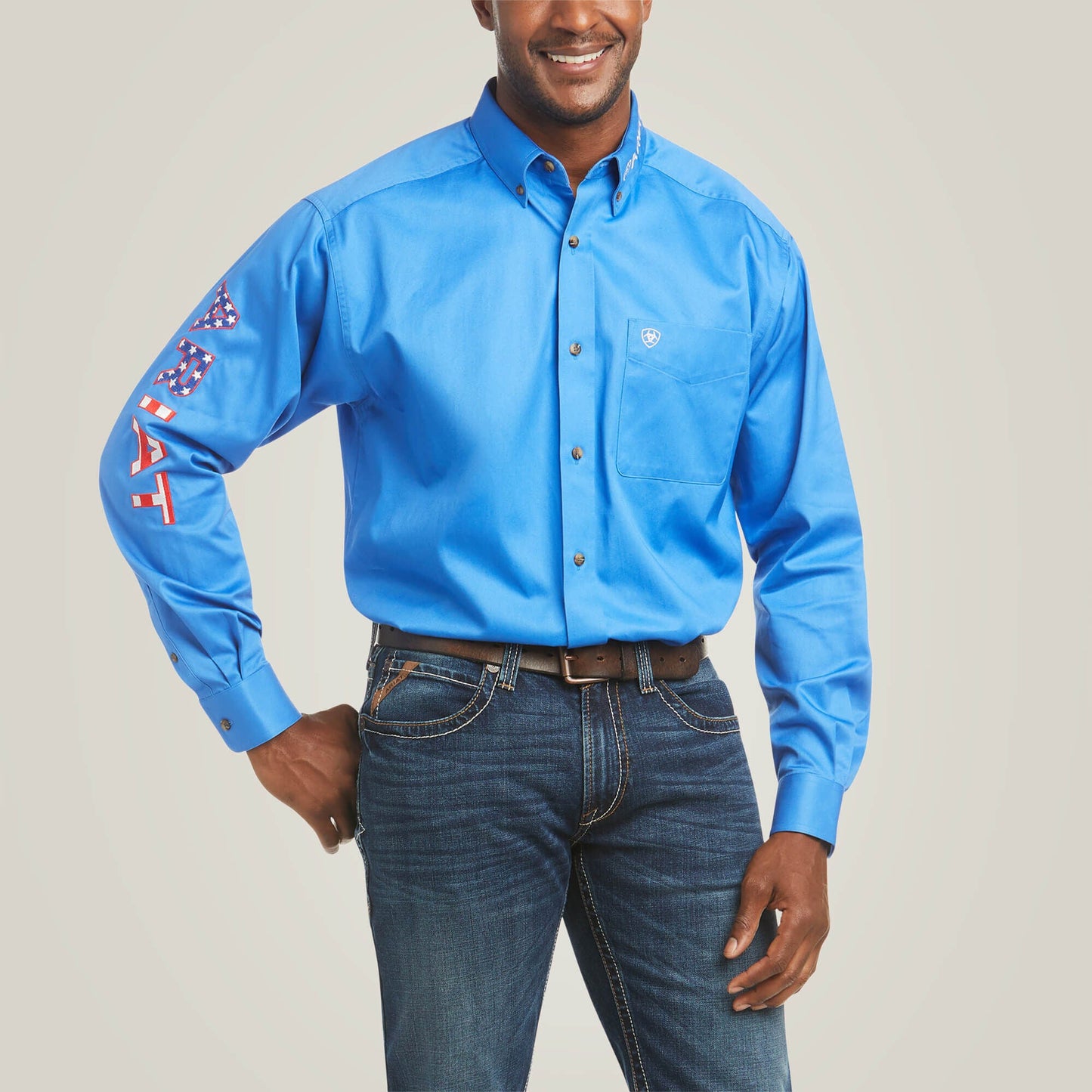Team Logo Twill Classic Fit Shirt