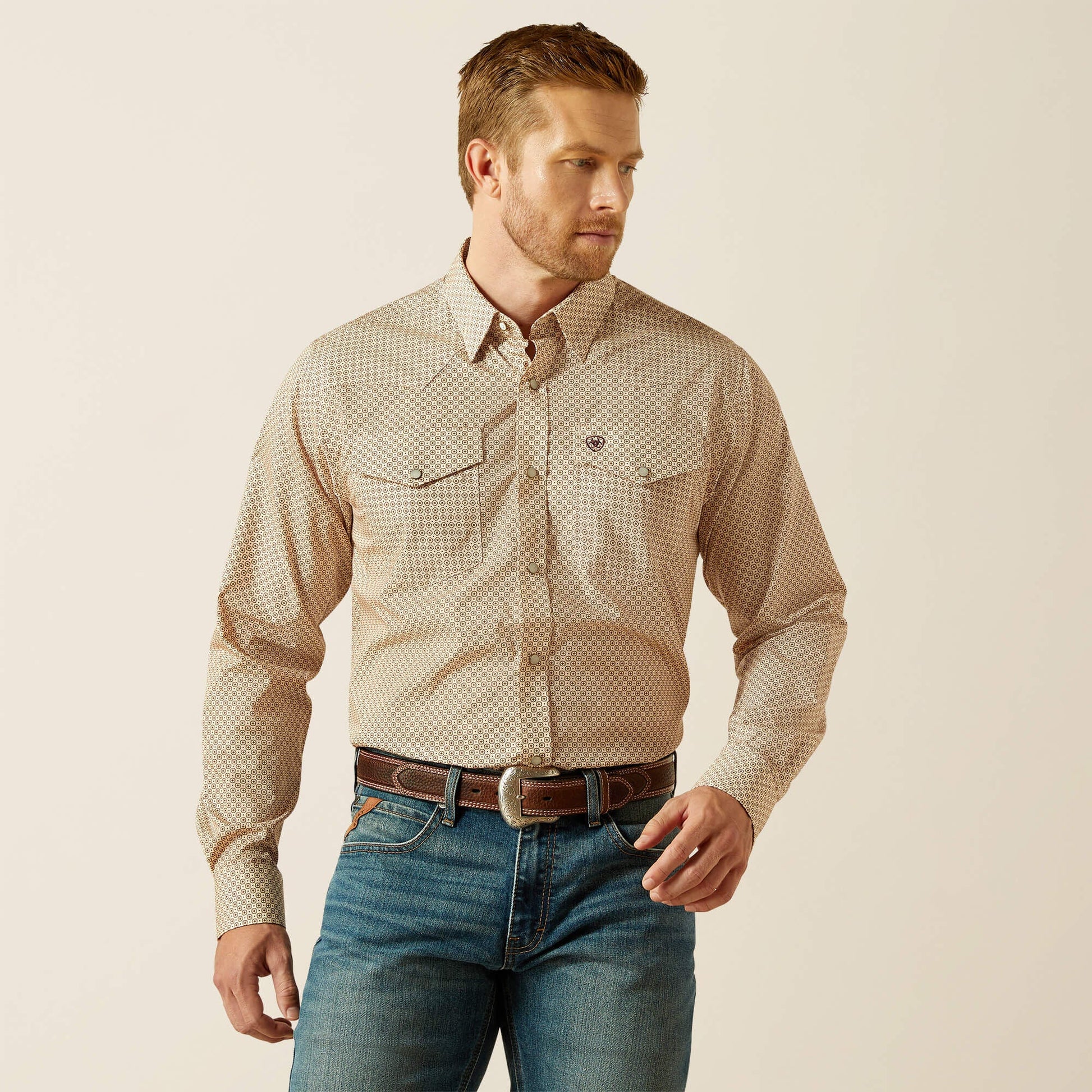 Wrinkle Free Eddie Fitted Shirt