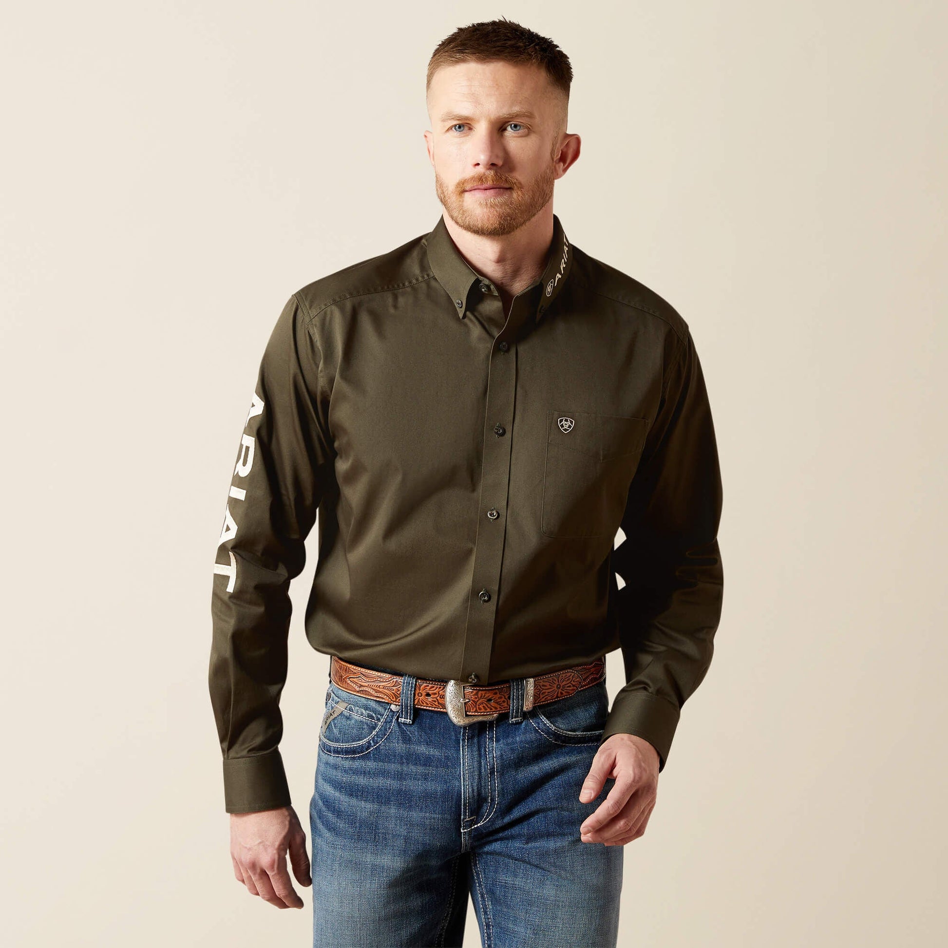 Team Logo Twill Classic Fit Shirt