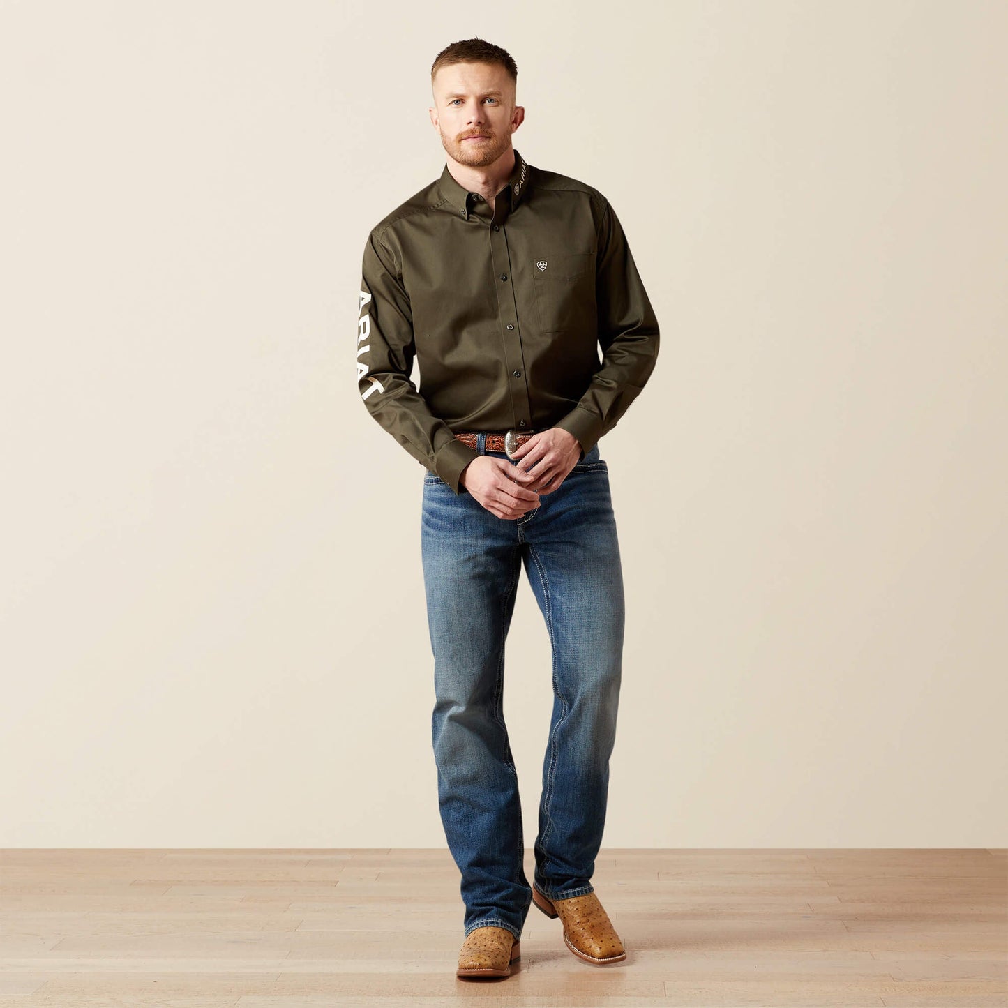Team Logo Twill Classic Fit Shirt