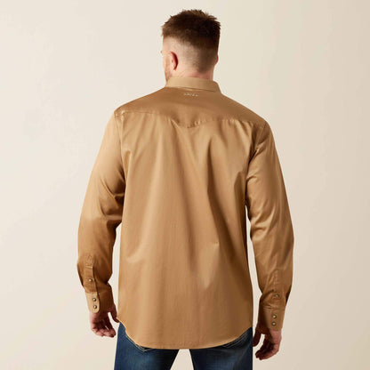 Solid Twill Fitted Shirt