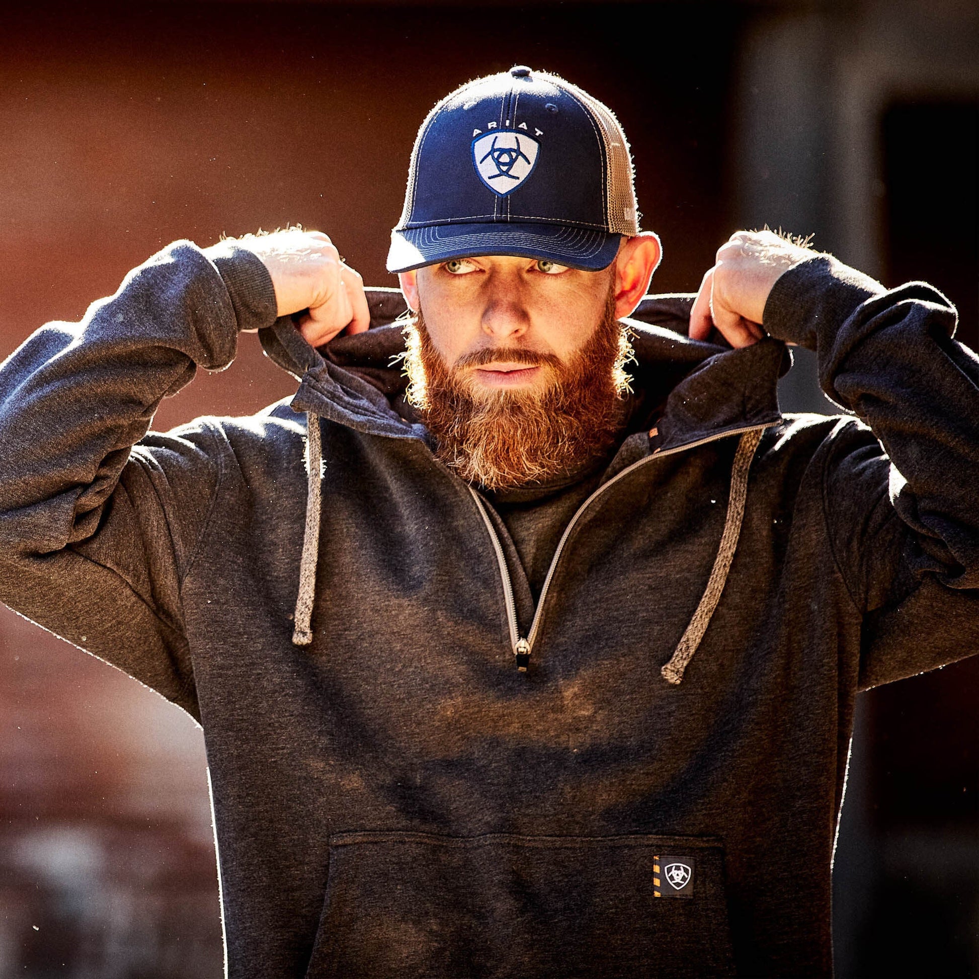 Rebar Workman 1/4 Zip Hoodie