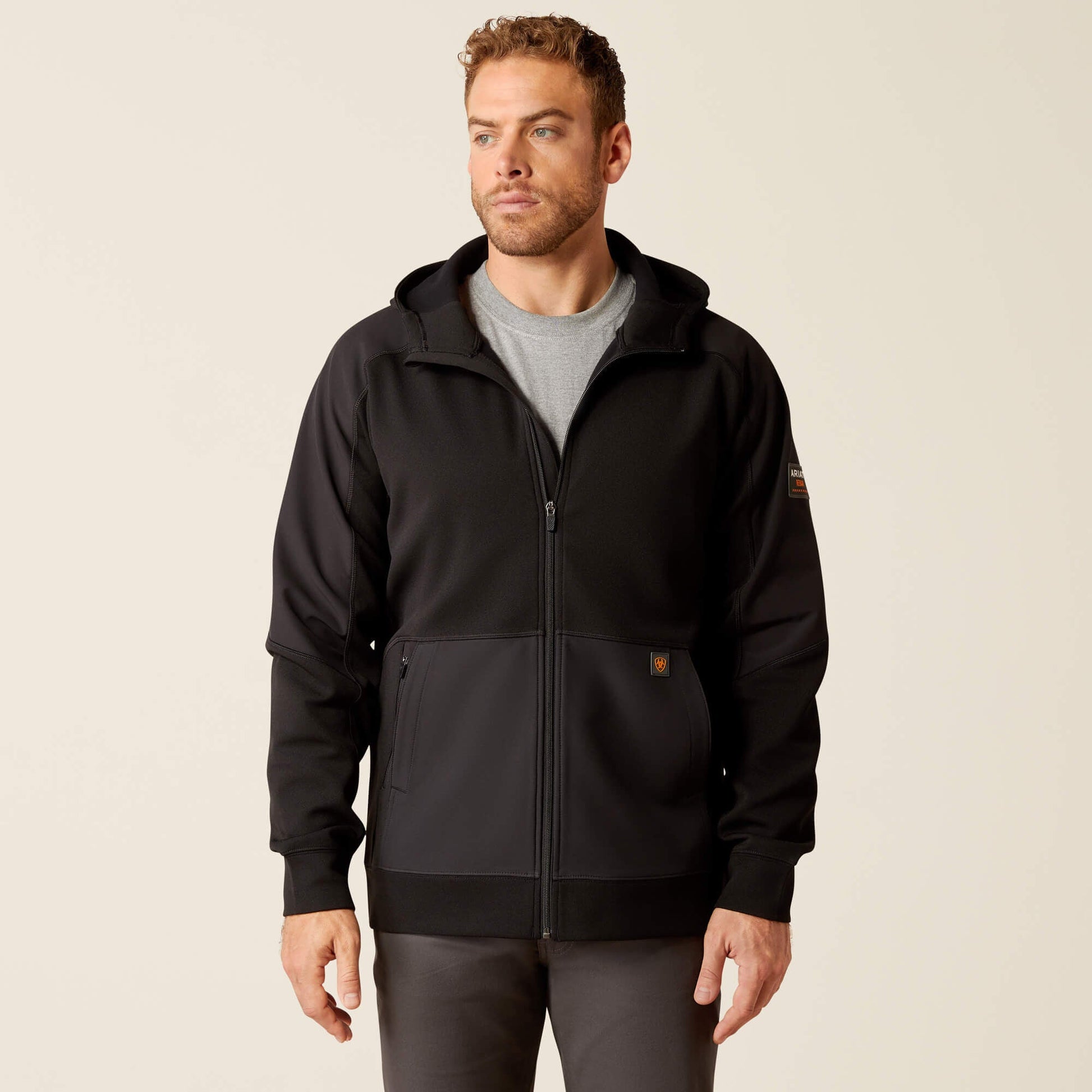 Rebar WorkTek Reinforced Full Zip Hoodie