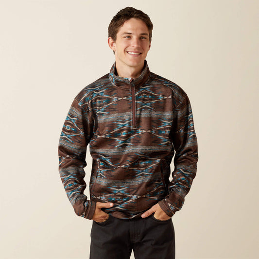 Caldwell Logo 1/4 Zip Sweater